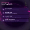 NANO PLUG BUBBLE SMALL NEGRO