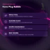 NANO PLUG BUBBLE MEDIUM NEGRO