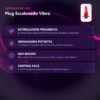 PLUG ESCALONADO JELLY C/VIBRO