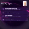 VIBE-PLUG GIGANTE CARNE
