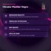 VIBRADOR PLUMBER NEGRO