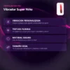 VIBRADOR SUPER NIÑO JELLY ROJO