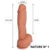 NATURE NUDE N 1 - 16.5 X 4 CM - INTRODUCIBLES 13CM -