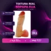 REALISTICO C/SOPAPA Y TESTICULO MULATO