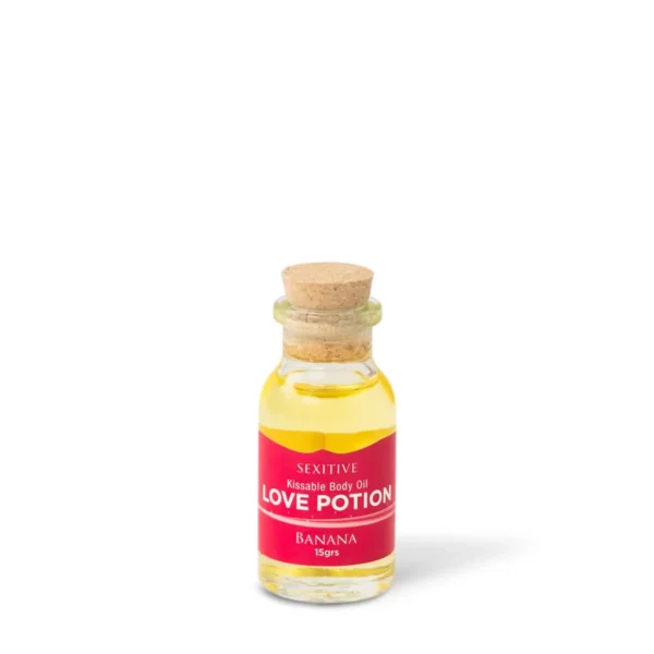 MINI ACEITE COMESTIBLE LOVE POTION BANANA 15ML