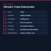 VIBRADOR TRIPLE ESTIMULADOR  PUNTO G CLITORIS ANAL MULTIFUNCION