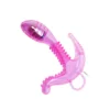 VIBRADOR TRIPLE ESTIMULADOR  PUNTO G CLITORIS ANAL MULTIFUNCION