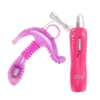 VIBRADOR TRIPLE ESTIMULADOR  PUNTO G CLITORIS ANAL MULTIFUNCION