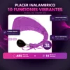C-STRING TANGA VIBRADOR 10 FUNCIONES CONTROL REMOTO WIRELESS
