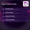 C-STRING TANGA VIBRADOR 10 FUNCIONES CONTROL REMOTO WIRELESS