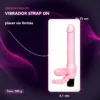 VIBRADOR STRAP ON ANAL VAGINAL