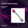 VIBRADOR TULIPA FLEXIBLE 28CM X 4CM