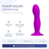 CONSOLADOR SILICONA CON SOPAPA