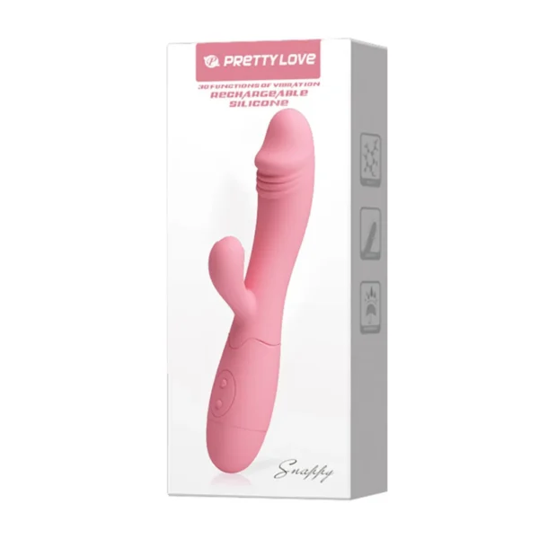 VIBRADOR SNAPPY RECARGABLE 30 FUNC SILICONA USB