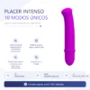 VIBRADOR ANTONY 10 FUNCIONES SILICONA