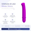 VIBRADOR ANTONY 10 FUNCIONES SILICONA