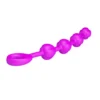 VARITA ANAL SILICONA FLEXIBLE BEEDS 19,5CM X 2,3CM