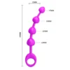 VARITA ANAL SILICONA FLEXIBLE BEEDS 19,5CM X 2,3CM