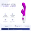 VIBRADOR ARTHUR 7 FUNCIONES SILICONA