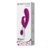 VIBRADOR HARLAN RECARGABLE 12 FUNCIONES USB 21CM X 3CM