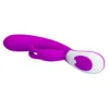VIBRADOR HARLAN RECARGABLE 12 FUNCIONES USB 21CM X 3CM