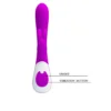 VIBRADOR HARLAN RECARGABLE 12 FUNCIONES USB 21CM X 3CM