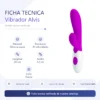 VIBRADOR ALVIS 30 FUNCIONES SILICONA