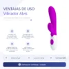 VIBRADOR ALVIS 30 FUNCIONES SILICONA