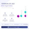 KEGEL ORGASMIC BALL SETX2
