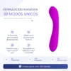 VIBRADOR TONY 30 FUNCIONES RECARGABLE USB SILICONA