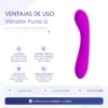 VIBRADOR TONY 30 FUNCIONES RECARGABLE USB SILICONA