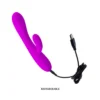 VIBRADOR VICTOR 30 FUNCIONES RECARGABLE USB SILICONA