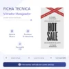 VIBRADOR MASAJEADOR GLADYS RECARGABLE USB SILICONA