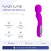 VIBRADOR MASAJEADOR PAUL  RECARGABLE USB SILICONA