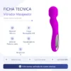 VIBRADOR MASAJEADOR PAUL  RECARGABLE USB SILICONA