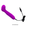 VIBRADOR HIRAM  30 FUNCIONES SILICONA RECARGABLE USB