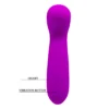 VIBRADOR HIRAM  30 FUNCIONES SILICONA RECARGABLE USB