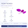 VIBRADOR HUEVO INALAMBRICO CONTROL REMOTO 12 FUNC 8CM X 4CM