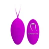 VIBRADOR HUEVO INALAMBRICO CONTROL REMOTO 12 FUNC 8CM X 4CM