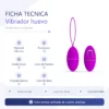 VIBRADOR HUEVO JOANNE 12 FUNCIONES INALAMBRICO SILICONA