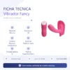 VIBRADOR FANCY CONTROL REMOTO INALÁMBRICO SILICONA  30 FUNCIONES