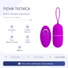 VIBRADOR ARVIN HUEVO CONTROL REMOTO INALAMBRICO 12 FUNCIONES