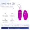 VIBRADOR DEBBY ESTIMULADOR CLITORIS CONTROL REMOTO