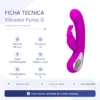 VIBRADOR WEBB PUNTO G CLITORIS 12 FUNCIONES USB RECARGABLE SILICONA