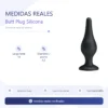 CONSOLADOR PLUG ANAL SILICONA 14CMX4,5CM
