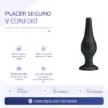 CONSOLADOR PLUG ANAL SILICONA 14CMX4,5CM