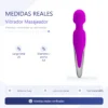 VIBRADOR MASAGEADOR NATHANIEL RECARGABLE 26CM X 48CM