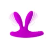 VIBRADOR DUAL  ANAL VAGINAL PUNTO-G SILICONA MULTIFUNCION RECARGABLE USB CONTROL REMOTO