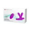 VIBRADOR DUAL  ANAL VAGINAL PUNTO-G SILICONA MULTIFUNCION RECARGABLE USB CONTROL REMOTO