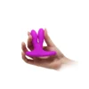 VIBRADOR DUAL  ANAL VAGINAL PUNTO-G SILICONA MULTIFUNCION RECARGABLE USB CONTROL REMOTO